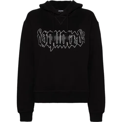 Logo Print Sweaters , female, Sizes: M, XS - Dsquared2 - Modalova