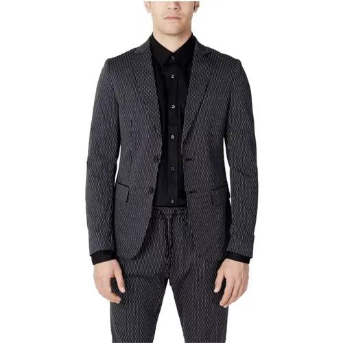 Blazers, male, , Size: S Classic Cotton Blazer Men's Jacket Collection - Antony Morato - Modalova