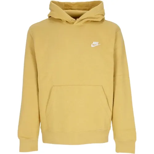 Hoodies, male, , Size: M Club Fleece Hoodie Long Sleeve Sweatshirt - Nike - Modalova