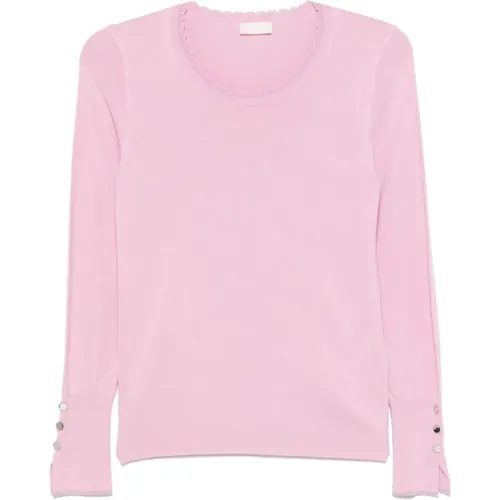 Sweatshirts, female, , Size: L Sweater with Long Sleeves - Liu Jo - Modalova