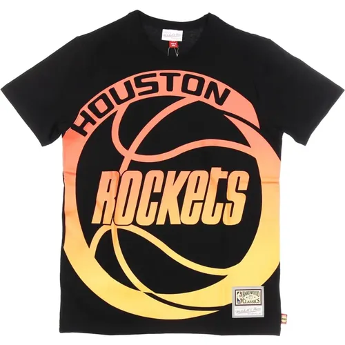 NBA Flames Tee Hardwood Classics , Herren, Größe: L - Mitchell & Ness - Modalova