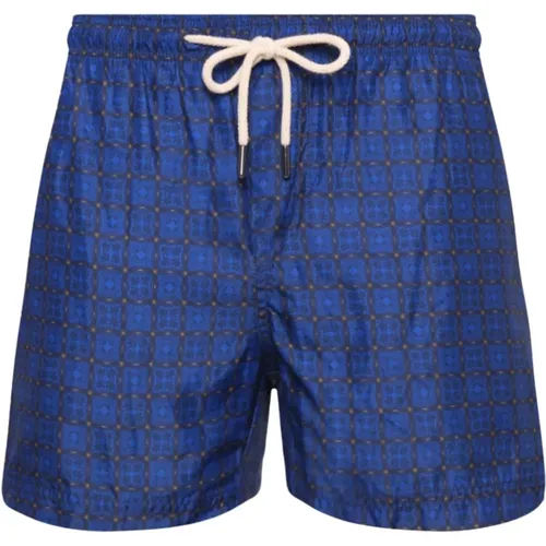 Mediterranean Style Swim Shorts , male, Sizes: S, 2XL, XL, M - Peninsula - Modalova