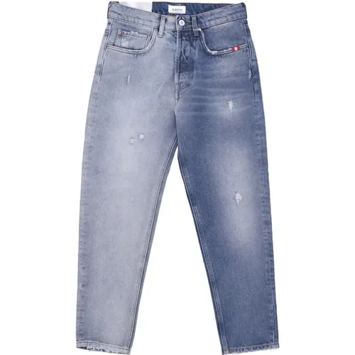 Slim Fit Denim Jeans Two Face , Herren, Größe: W29 - Amish - Modalova