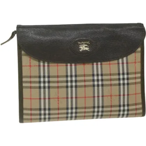 Pre-owned Clutches, female, , Size: ONE SIZE Pre-owned Nylon clutches - Burberry Vintage - Modalova