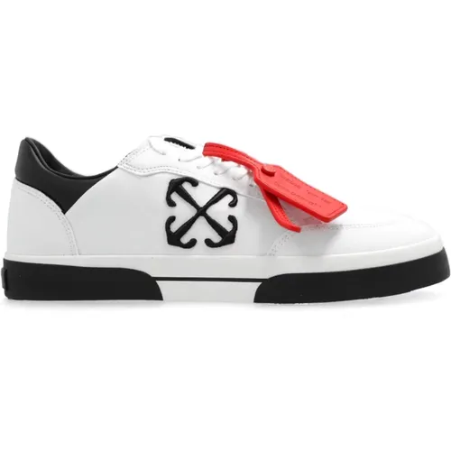 Off , Sneakers, male, , Size: 7 US ‘New Low Vulcanized’ sneakers - Off White - Modalova