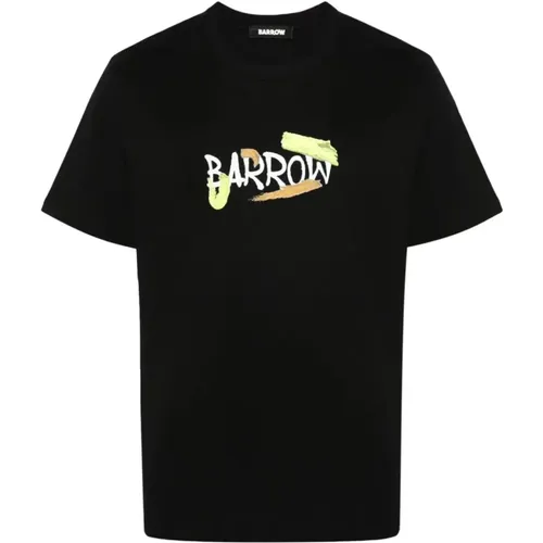 T-Shirts,Schwarzes Jersey T-Shirt - Barrow - Modalova