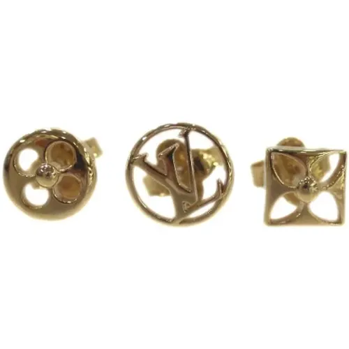 Pre-owned Metal earrings , female, Sizes: ONE SIZE - Louis Vuitton Vintage - Modalova