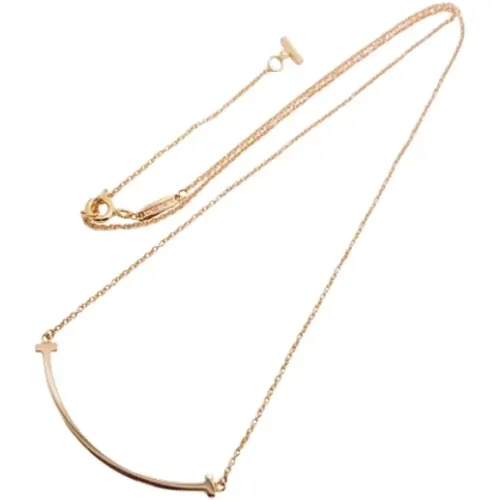 Pre-owned Jewellery, female, , Size: ONE SIZE Pre-owned Rose Gold necklaces - Tiffany & Co. Pre-owned - Modalova