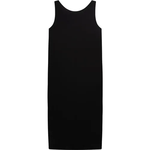 Draped Back Midi Dress in Lyocell , female, Sizes: XS - 10Days - Modalova