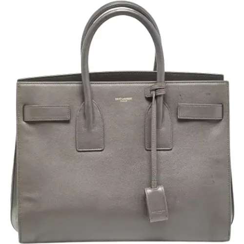 Pre-owned Tote Bags, female, , Size: ONE SIZE Pre-owned Leather totes - Yves Saint Laurent Vintage - Modalova