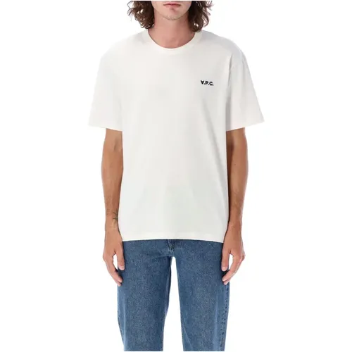 Weiße Boxy VPC T-Shirt , Herren, Größe: M - A.P.C. - Modalova