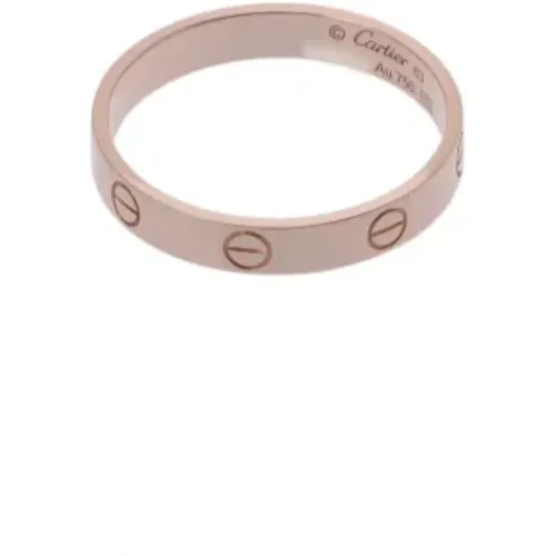 Pre-owned Jewellery, female, , Size: ONE SIZE Pre-owned Rose Gold rings - Cartier Vintage - Modalova