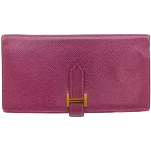 Pre-owned Wallets, female, , Size: ONE SIZE Pre-owned Leather wallets - Hermès Vintage - Modalova