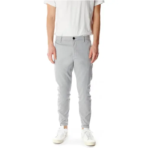 Tapered Fit Hose mit Reißverschluss , Herren, Größe: L - Gabba - Modalova