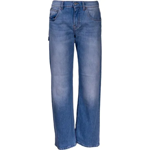 Classic Straight Jeans , female, Sizes: W29, W25, W26, W30, W28, W27 - Mauro Grifoni - Modalova