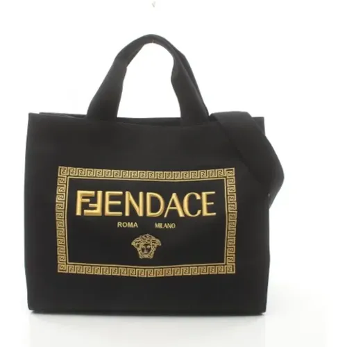 Pre-owned Tote Bags, female, , Size: ONE SIZE Pre-owned Canvas fendi-bags - Fendi Vintage - Modalova