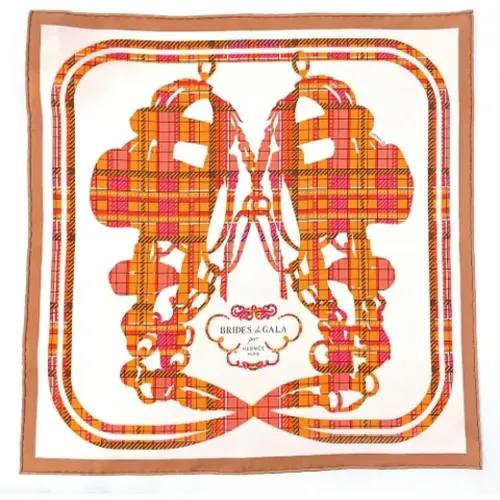 Pre-owned Scarves, female, , Size: ONE SIZE Pre-owned Silk scarves - Hermès Vintage - Modalova