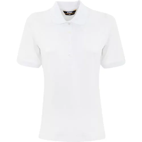 Cotton Polo Shirt , female, Sizes: S, M, XL - K-way - Modalova