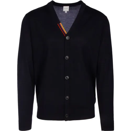 Cardigans, male, , Size: M Stylish Men`s Cardigan - Paul Smith - Modalova