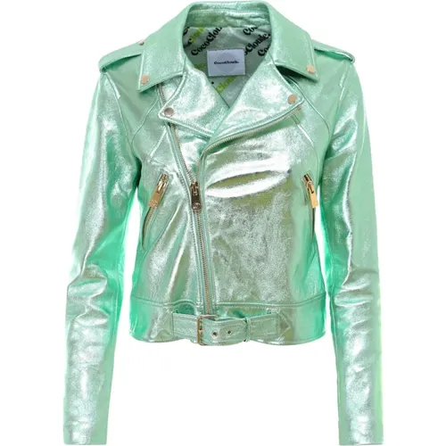 Leather Jackets , Damen, Größe: M - Coco Cloude - Modalova