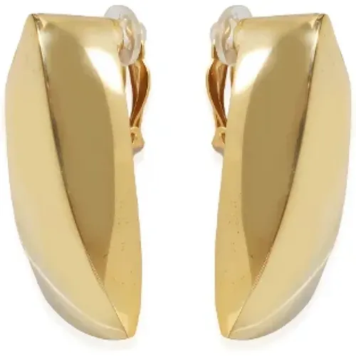 Pre-owned Jewellery, female, , Size: ONE SIZE Pre-owned Metal earrings - Yves Saint Laurent Vintage - Modalova