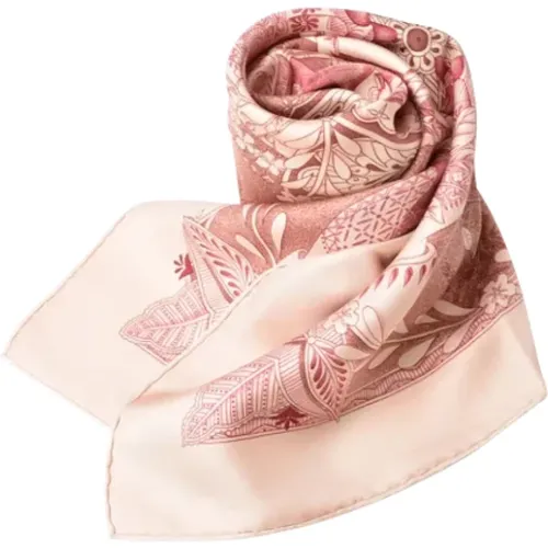 Pre-owned Scarves, female, , Size: ONE SIZE Pre-owned Canvas scarves - Hermès Vintage - Modalova