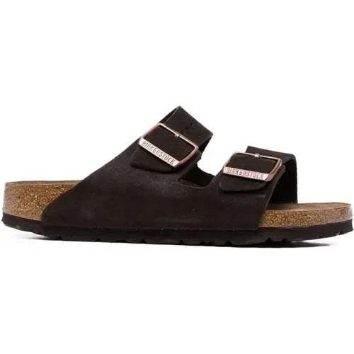 Sliders, male, , Size: 7 US Arizona SFG Slides and Thong - Birkenstock - Modalova