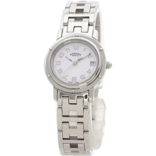 Pre-owned Stainless Steel watches , female, Sizes: ONE SIZE - Hermès Vintage - Modalova