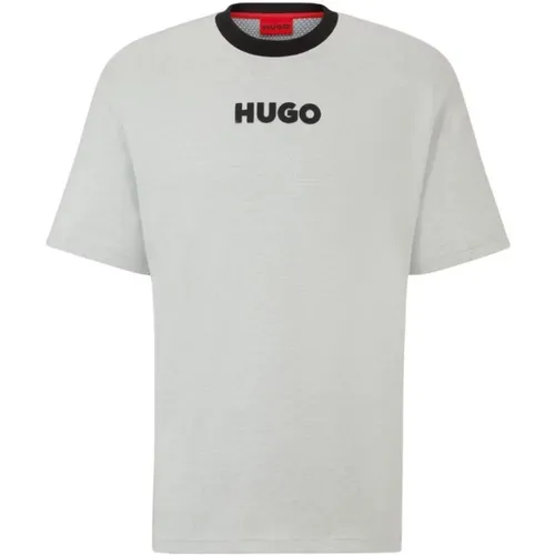 Pastellgrünes T-Shirt Daktai Stil , Herren, Größe: 2XL - Hugo Boss - Modalova