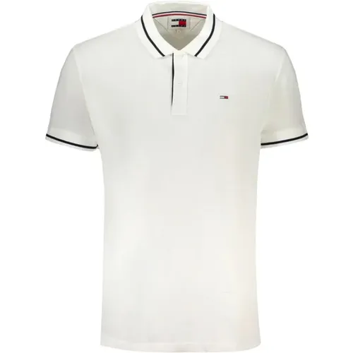 Herren Polo Shirt mit Kurzen Ärmeln , Herren, Größe: 2XL - Tommy Hilfiger - Modalova