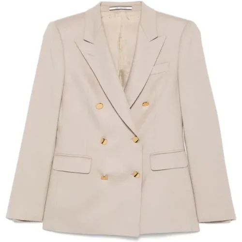 Blazer with Peak Lapels , female, Sizes: M, 2XS - Tagliatore - Modalova