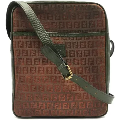 Pre-owned Cross Body Bags, female, , Size: ONE SIZE Pre-owned Canvas fendi-bags - Fendi Vintage - Modalova