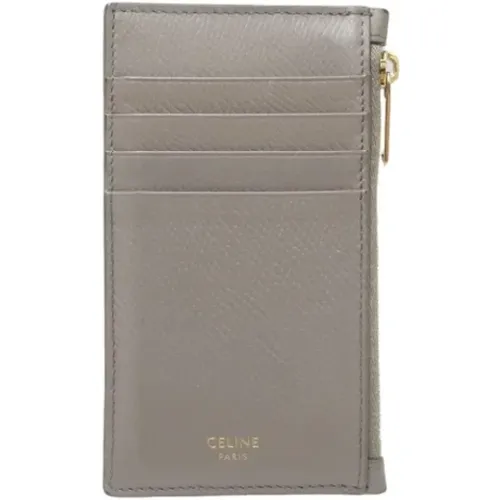 Pre-owned Wallets, female, , Size: ONE SIZE Pre-owned Leather wallets - Celine Vintage - Modalova