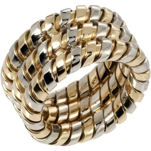 Pre-owned Gold rings , female, Sizes: ONE SIZE - Bvlgari Vintage - Modalova