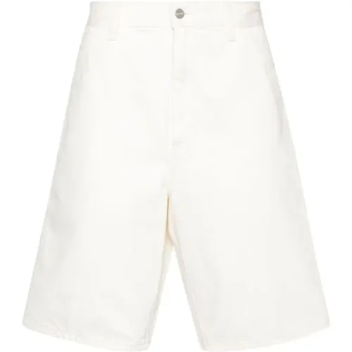 Casual Shorts, male, , Size: W34 Cotton Denim Shorts - Carhartt WIP - Modalova