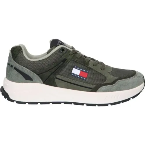 Stylische Runner Sneakers für täglichen Komfort , Herren, Größe: 43 EU - Tommy Hilfiger - Modalova