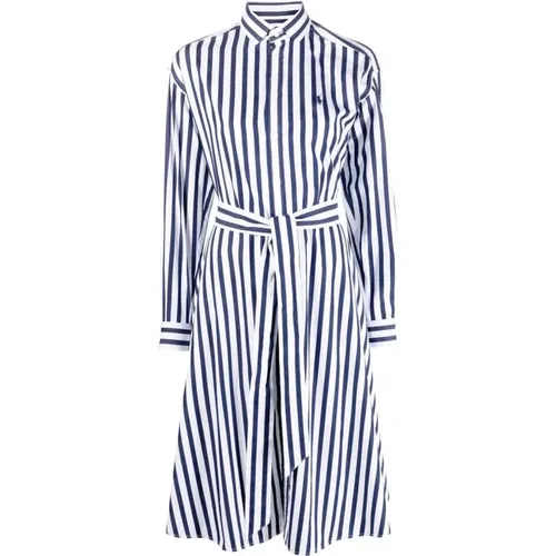 Dress with Buttoned Placket , female, Sizes: 3XL - Polo Ralph Lauren - Modalova