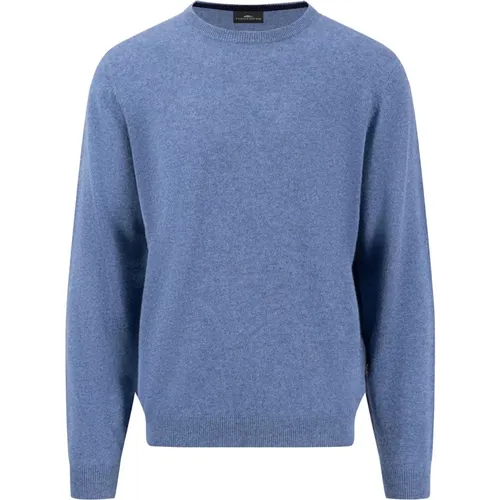 Kaschmir O-Neck Pullover , Herren, Größe: 2XL - FYNCH-HATTON - Modalova