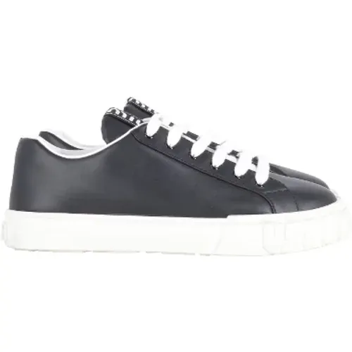 Pre-owned Sneakers, female, , Size: 9 US Pre-owned Leather sneakers - Miu Miu Pre-owned - Modalova