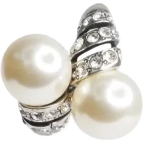 Pre-owned Jewellery, female, , Size: ONE SIZE Pre-owned Pearl earrings - Yves Saint Laurent Vintage - Modalova