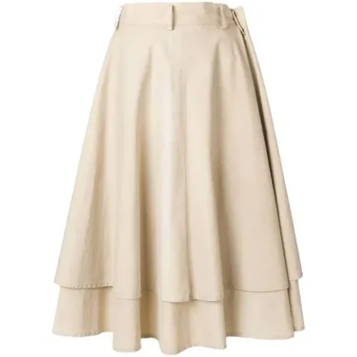 Pre-owned Skirts, female, , Size: L Pre-owned Cotton bottoms - Yohji Yamamoto Pre-owned - Modalova