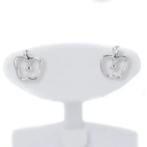 Pre-owned Jewellery, unisex, , Size: ONE SIZE Pre-owned Silver earrings - Tiffany & Co. Pre-owned - Modalova