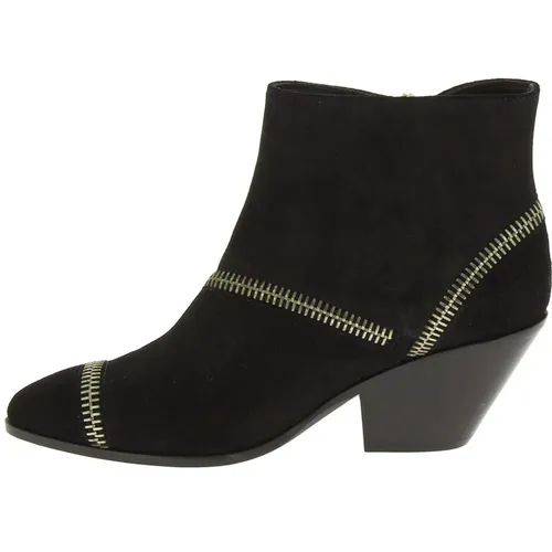 Suede Heeled Ankle Boots , female, Sizes: 4 1/2 UK - giuseppe zanotti - Modalova