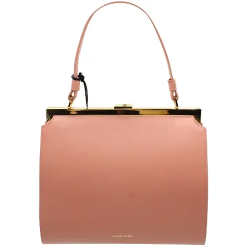 Coral Leather Handbag , female, Sizes: ONE SIZE - Mansur Gavriel - Modalova