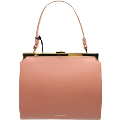 Korallfarbene Ledertasche - Mansur Gavriel - Modalova