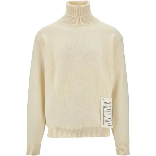 AMARÁNTO, Turtlenecks, male, , Size: XL High Neck Sweater - Amaránto - Modalova