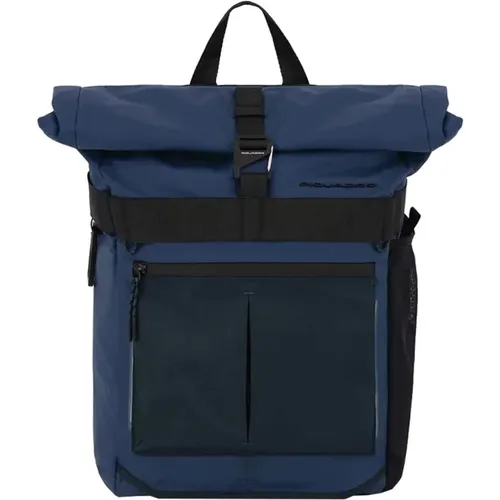Backpacks,Roll-Top Fahrradrucksack Laptopfach - Piquadro - Modalova