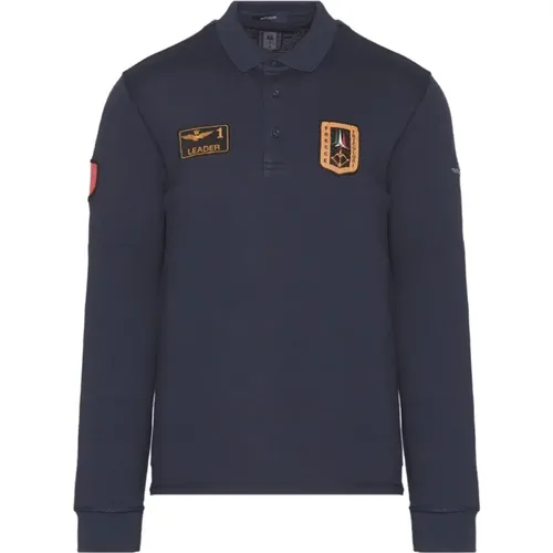 Clic Polo Shirt , male, Sizes: 2XL, 3XL - aeronautica militare - Modalova