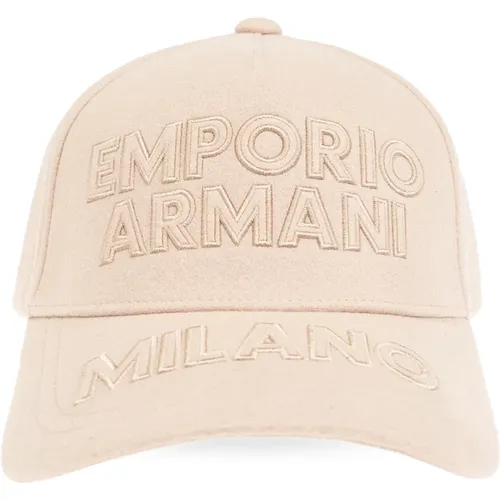 Baseballkappe mit Logo - Emporio Armani - Modalova