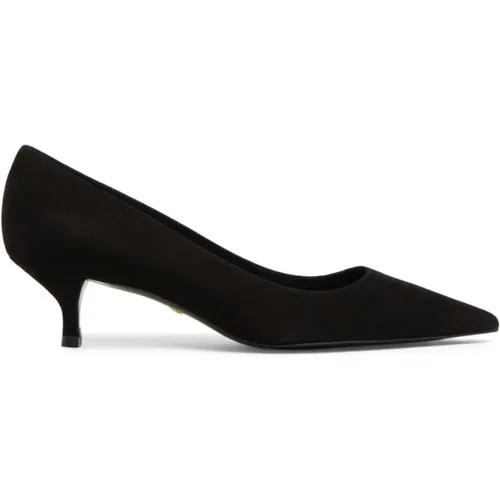 Eleganter Kitten Pump aus Wildleder , Damen, Größe: 41 EU - Stuart Weitzman - Modalova